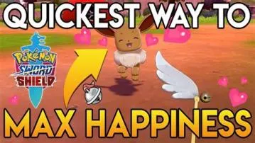 Does walking around increase pokémon happiness?