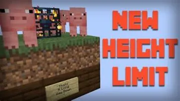 What is the height limit in minecraft 1.18 1?