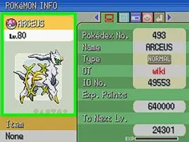 Can you catch arceus without trading?