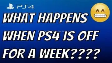 Is it bad to leave your ps4 on all day?